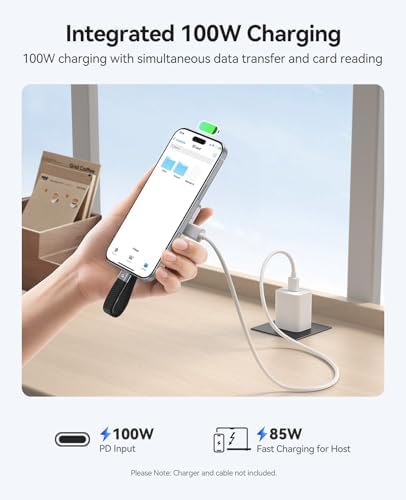 ORICO 4-in-1 Magnetic SD Card Reader for iPhone 15/16/17 - Image 6