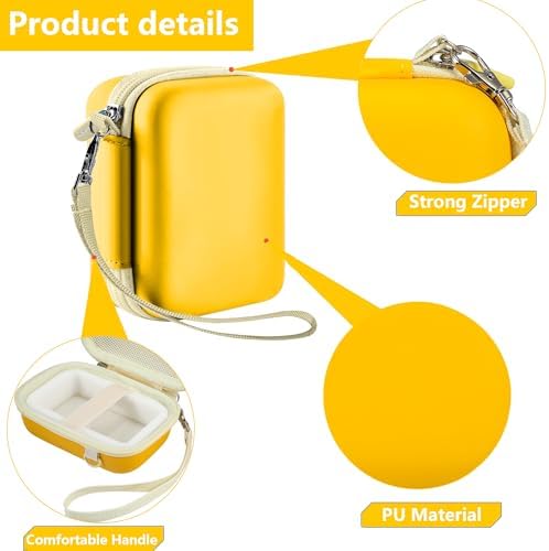 Leayjeen Hard EVA Case for KODAK EKTAR H35 H35N Film Camera - Yellow - Image 4