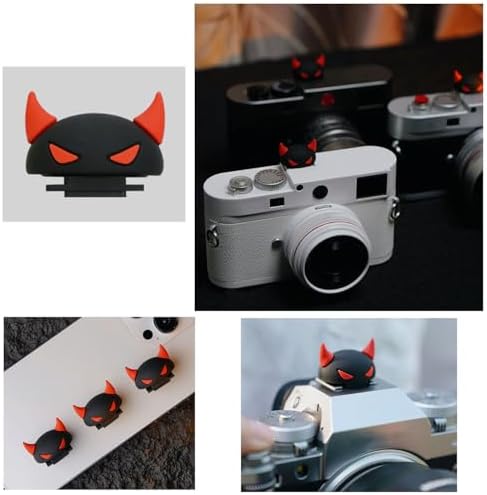 2 Pcs Camera Hot Shoe Boot Cover Cap Protector for Sony Canon Nikon Fuji (Devil) - Image 5