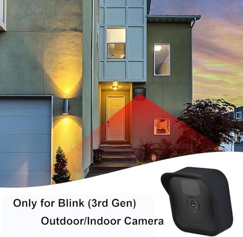 Silicone Cover Case for All-NEW Blink (3rd Gen), 3 Pack Weather Resistant Protective Cover Cover for Blink Indoor Outdoor Home Security Camera (Black) - Image 7