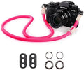 VOVMOEYA Nylon Braided Camera Rope Strap, Camera Neck Shoulder Strap with O-Ring for DSLR & Mirrorless Camera- Pink by VOVMOEYA
