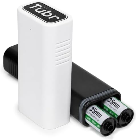 TUBR Gordo 35mm Film Case - Airtight Dual Chamber for 6 Rolls - Frost by T%C3%BCbr