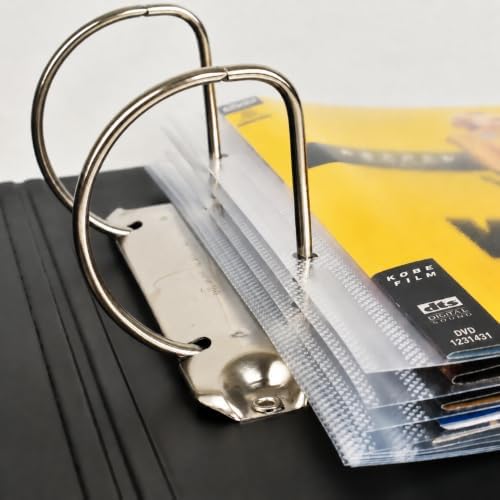 tarifold DVD Sleeves for 2-Ring Binders, Secure Closing Flap, 100 Pack - Image 2