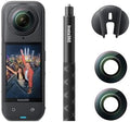 Insta360 X5 Replacement Lens Bundle - Waterproof 8K 360° Action Camera, Leading Low Light, Invisible Selfie Stick Effect, Rugged & Replaceable Lens, 3-Hour Battery, Clear Audio, Stabilization by Unknown