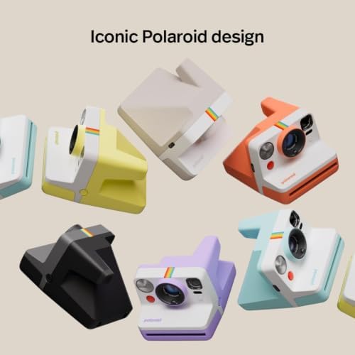 Polaroid Now 3rd Generation i-Type Instant Film Camera, Purple + 8 Color Film Photos + Tudak Accessories Bundle, Incl. Compatible Carrying Case, 64 -Pocket Photo Album & Microfiber Cleaning Cloth - Image 5