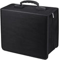 Siveit CD/DVD Binder, CD DVD Case Holder Binder 400 Capacity CD/DVD Wallet Storage Booklet Album Box (White binder, Black) by Siveit