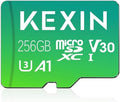 KEXIN 256GB Micro SD Card with Adapter - Up to 90MB/s 4K, V30, A1, C10, 4K UHD High Speed microSDXC UHS-I Memory Card Compatible with Action Camera Drone Game Console Smartphone Tablet,256 G,Single by Home
