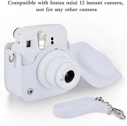 Sunmns Mini 12 Instant Camera Accessories Kit, Accessory Bundle Compatible with Instax Mini 12 Instant Camera, Include Case, Album, Stickers, Photo Frames, Paper Frame, Filters, Strap (White) - Image 2