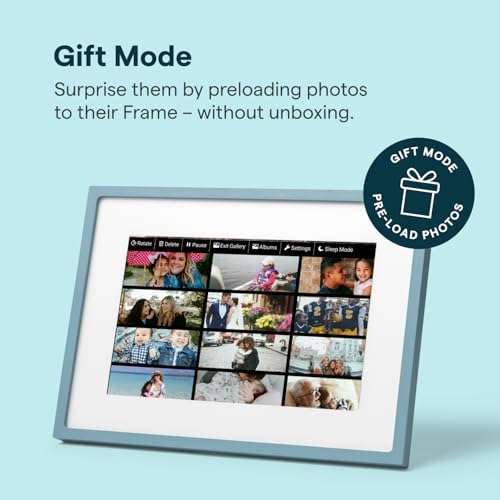 Skylight Digital Picture Frame 2 – 10" Full HD Touchscreen, Classic Blue - Image 3