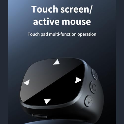 Tangxi Phone Scrolling Ring Remote Control, Wireless Page Turner for Phone Tablet Camera, Bluetooth 5.3 Air Finger Ring Mouse with a Touchpad (Black) - Image 6
