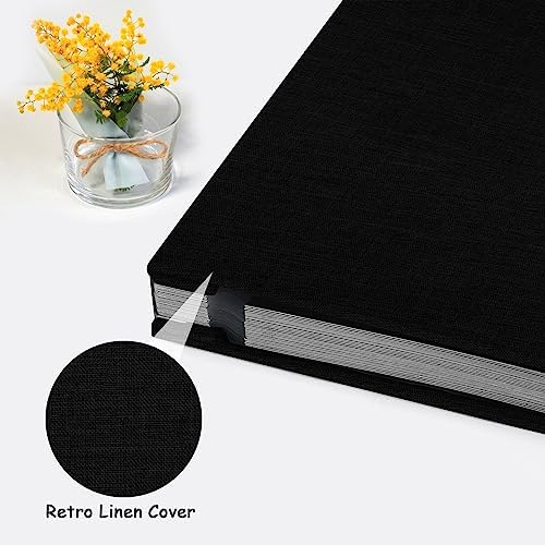 Zesthouse Photo Album Self Adhesive Pages, 60 Pages Magnetic Scrapbook Albums with Sticky Page, Photos Album Holds 8x10 & 5X7 & 4x6 & 6x8 & 3x5, Large Picture Book Ideal Gift for Family Wedding Baby - Image 4