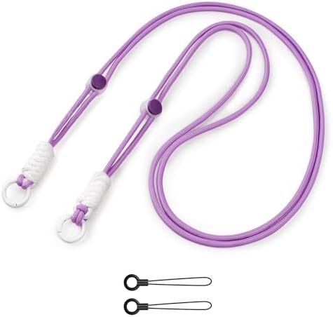 VOVMOEYA Camera Strap,Long Neck Strap for Fujifilm Mini 12/11/9/8/7+,Shoulder Strap camera strap Long Crossbody Lanyard for photographer Camera/Badge Holder/Keys/Wallet Multi-Function Lanyard(Purple) by VOVMOEYA