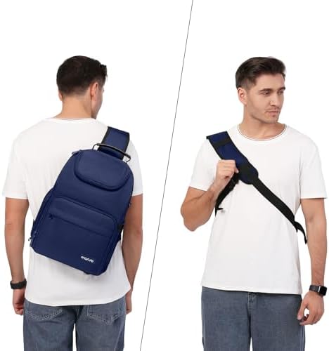 MOSISO Camera Sling Bag, Camera Case Crossbody Photography Bag, Navy Blue - Image 6