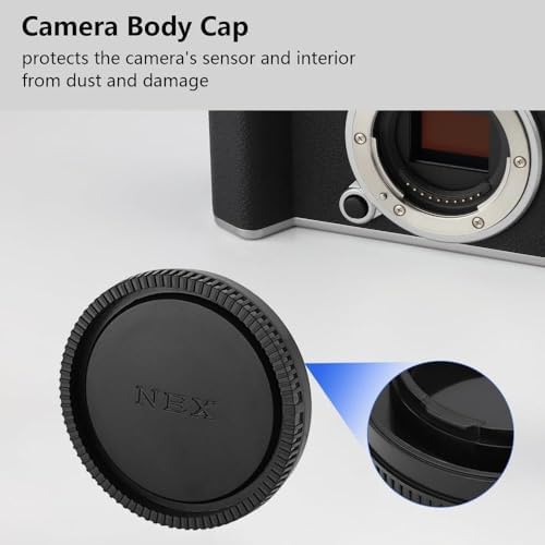 MOSTOS ; Brings Superior® || Camera Body Cap for Sony E-Mount NEX Cameras A7II,III A7R III A9 A7 A7R A7S A6500 A6300 A6000 A55 A65 A77 A99 A900 A700 A580 A560 NEX-7 - Image 2