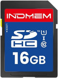 16GB SD Card, C10 SDHC UHS-I Memory Cards U1 Class 10 High-Speed Full 4K HD Video Compatible with Digital Point-and-Shoot Cameras, HD Camcorders, DSLR and PC by elecacc