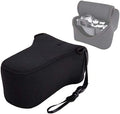 JJC Black Ultra Light Neoprene Camera Case for Fujifilm Fuji X-T100 X-T30 X-T20 X-T10 +50-200mm/50-230mm Lens, Pouch Bag for Olympus E-PL8 E-M5II E-M10 II, Canon M50 M5 with Telephoto lense by Fotasy