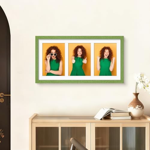 DUENPY 8x16 Collage Frame For 3 5x7 Photos Green - Image 3