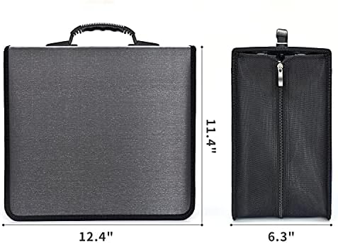 alavisxf xx CD Case, 432 Capacity Nylon Heavy Duty Organizer Wallet for Car - Image 4