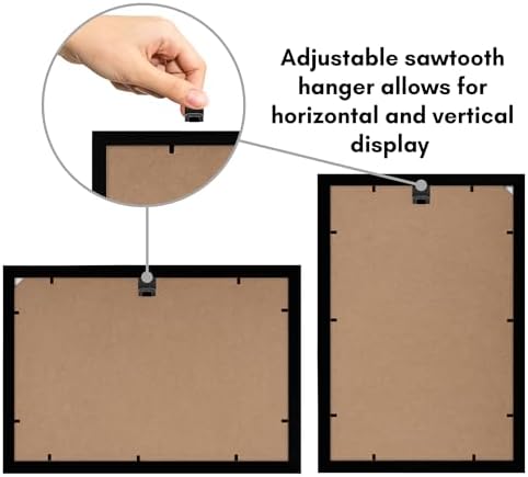 Americanflat 10x15 Picture Frame - Engineered Wood - Black - Image 5