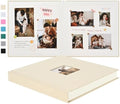 Pssoss 10x10 Inch DIY Scrapbook Album, Linen Hardcover, 40 Pages, Beige by Pssoss