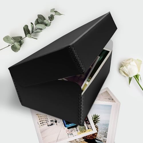 Lineco, Black Archival Hinged Lid Photo Box 5.5"x7.75"x12", 2 Pack - Image 6