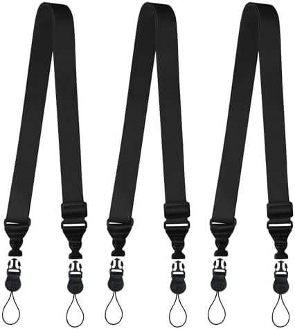3 Pack Adjustable Shoulder Strap, iPad Strap Nylon Neck Lanyard by Gowjaw
