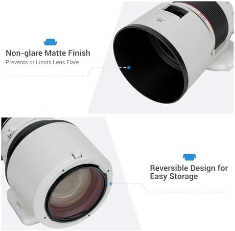 JJC ET-83FW III Lens Hood for Canon RF 70-200mm f/2.8L & RF 100-500m Lens - Image 6