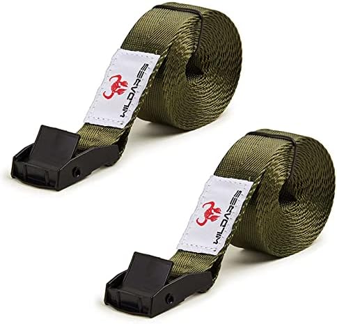 1" x 6.6' Trail Cam Strap,Game Camera Straps,Trail Camera mounting Straps,1800 lbs,Heavy-Duty,Tree Belts,Durable Nylon Fiber,Long-Lasting Alloy Buckle,Pack of 2 by WildAres