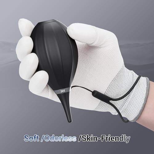 [Upgraded Version] Soft Tip Silicone Camera Dust Blower Lens Air Blower with Cleaning Cloth,Camera Lens Cleaner Air Blower for Sensor LCD Keyboards Alcohol Ink Printing,Dust Blower Replace Canned Air - Image 4