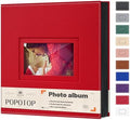 Popotop 4x6 Photo Album Holds 500 Pictures, Vegan Leather Hardcover by Popotop