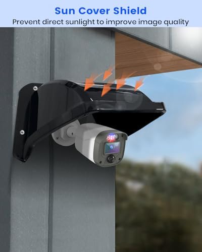Universal Security Camera Cover Sun Shade Rain Shield for CCTV Cameras - Image 5