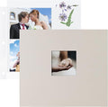 1DOT2 12x12 Inch 3 Ring DIY Scrapbook Photo Album, Beige by 1DOT2