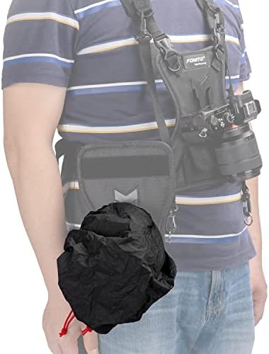FOMITO Camera Rain Cover Coat Storage Bag Protector Rainproof Waterproof for Canon Nikon Sony - Image 4