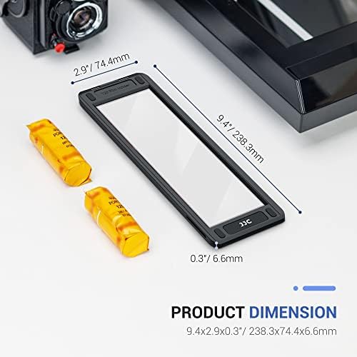 JJC Negative Film Holder Mounts for 120 Medium Format Film Compatible with Film Scanners Copying Equipment, Holds 3 Negative Frames On Digitizing Adapter Set - Image 5