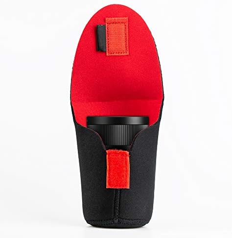 Lens Pouch Bag Lens Case Cover Sleeve,Soft Neoprene Travel Carry Protective Lens Pouch Set for Nikon Sony Panasonic Pentax Olympus DSLR Camera Lens with Lens Cleaning Pen (L) - Image 3