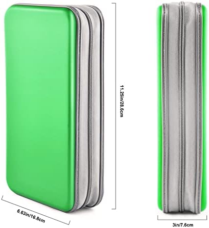 96‑Capacity Hard Plastic CD/DVD Binder for Car, Home & Travel - Image 6