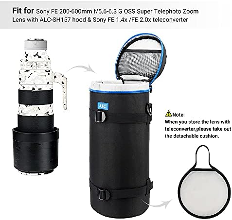 JJC Camera Lens Case Pouch, Padded Bag Fits Lens up to 5.5 x 14.6 (D x L) - Image 5
