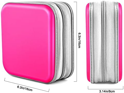 48‑Capacity Hard Plastic CD/DVD Binder for Car, Home & Travel - Image 6