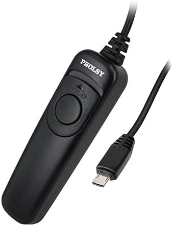 PHOLSY S8 Shutter Remote Control Cable Release Cord for Sony by PHOLSY%C2%AE