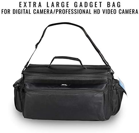 Ultimax’s Extra Large, Water-Resistant Gadget Bag Compatible With Camcorders and Accessories for Panasonic AG-AC160, AC30, AC90A, AC130A, AF100, HVX200, UX90, UX, 180HC-X1000, HC-X1, And More - Image 5