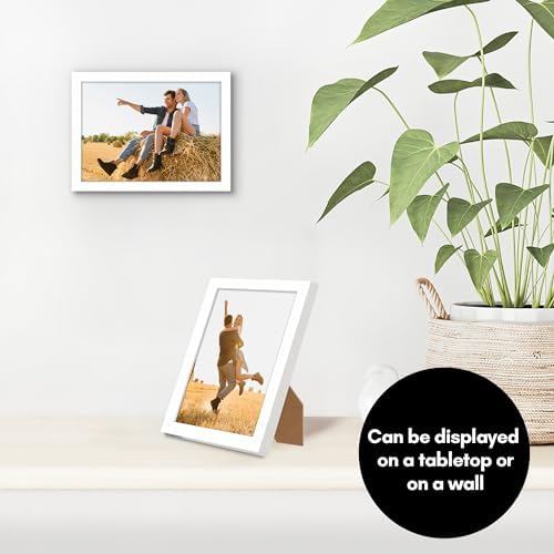 Americanflat 5x7 Picture Frame - Slim Molding - White - Image 5