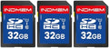 32GB SD Card (3 Pack), C10 SDHC UHS-I Memory Cards U1 Class 10 High-Speed Full 4K HD Video Compatible with Digital Point-and-Shoot Cameras, HD Camcorders, DSLR and PC by elecacc