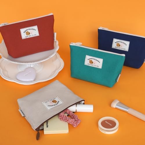 Monolike Happy and Lucky daily Pouch, Beige - Portable Pouch - Image 6