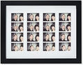Golden State Art Photo Booth Frame, Black Wood and Real Glass by GoldenStateArt