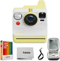 Polaroid Now Generation 3 I-Type Instant Camera (Yellow) Bundle with Color I-Type Film (8 Exposures), Hard Protective Case and Wrist Strap by Polaroid