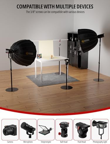 IFOOTAGE RB-A500 79.4" Round Base Monopod,Stand for Light with 19.7" Base - Image 6