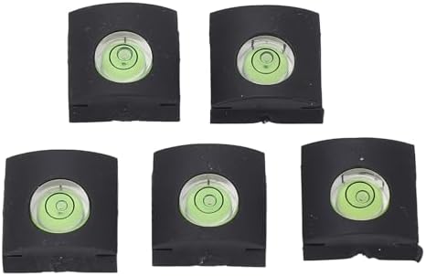 Camera Flashlight Hot Shoe Cover 5PCS Silicone Cap with Bubble Level for Precise Level Measurements - Image 6