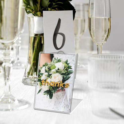 12 Pack Wallet Size Picture Frames,2.5x3.7 Acrylic Picture Frame,Mini Photo Frames for 3 in/3.5 In Mini Instant Films Photo Cards - Image 5
