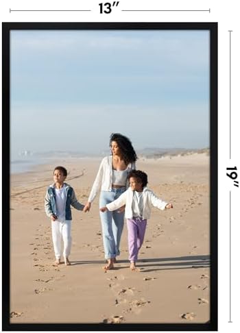 Americanflat 13x19 Poster Frame - Slim Molding - Black - Image 2
