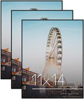 Americanflat 11x14 Picture Frame 3-Pack - Black by Americanflat